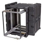 SKB 24" Deep Removable 14U Shock Mount Rack Case 3RR-14U24-25B