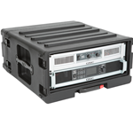 SKB 4U Roto Rolling Rack Mount Case 1SKB-R4UW