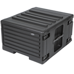 SKB 6U Roto Rolling Rack Mount Case 1SKB-R6UW