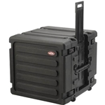 SKB 20" Deep 10U Roto Shock Mount Rolling Rack 3SKB-R10U20W