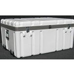 Parker Plastics Shipping Container with Recessed Edge Casters SW 3425-16
