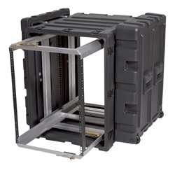 SKB 24" Deep Removable 14U Shock Mount Rack Case 3RR-14U24-25B