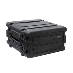 SKB 20" Deep 4U Roto Shock Mount Rolling Rack 3SKB-R04U20W