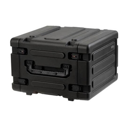 SKB 20" Deep 6U Roto Shock Mount Rolling Rack 3SKB-R06U20W