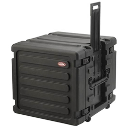 SKB 20" Deep 10U Roto Shock Mount Rolling Rack 3SKB-R10U20W