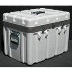 Parker Plastics Shipping Container Multiple Laptop Case LPT-SW2014-15 With 2 Recessed Edge Casters